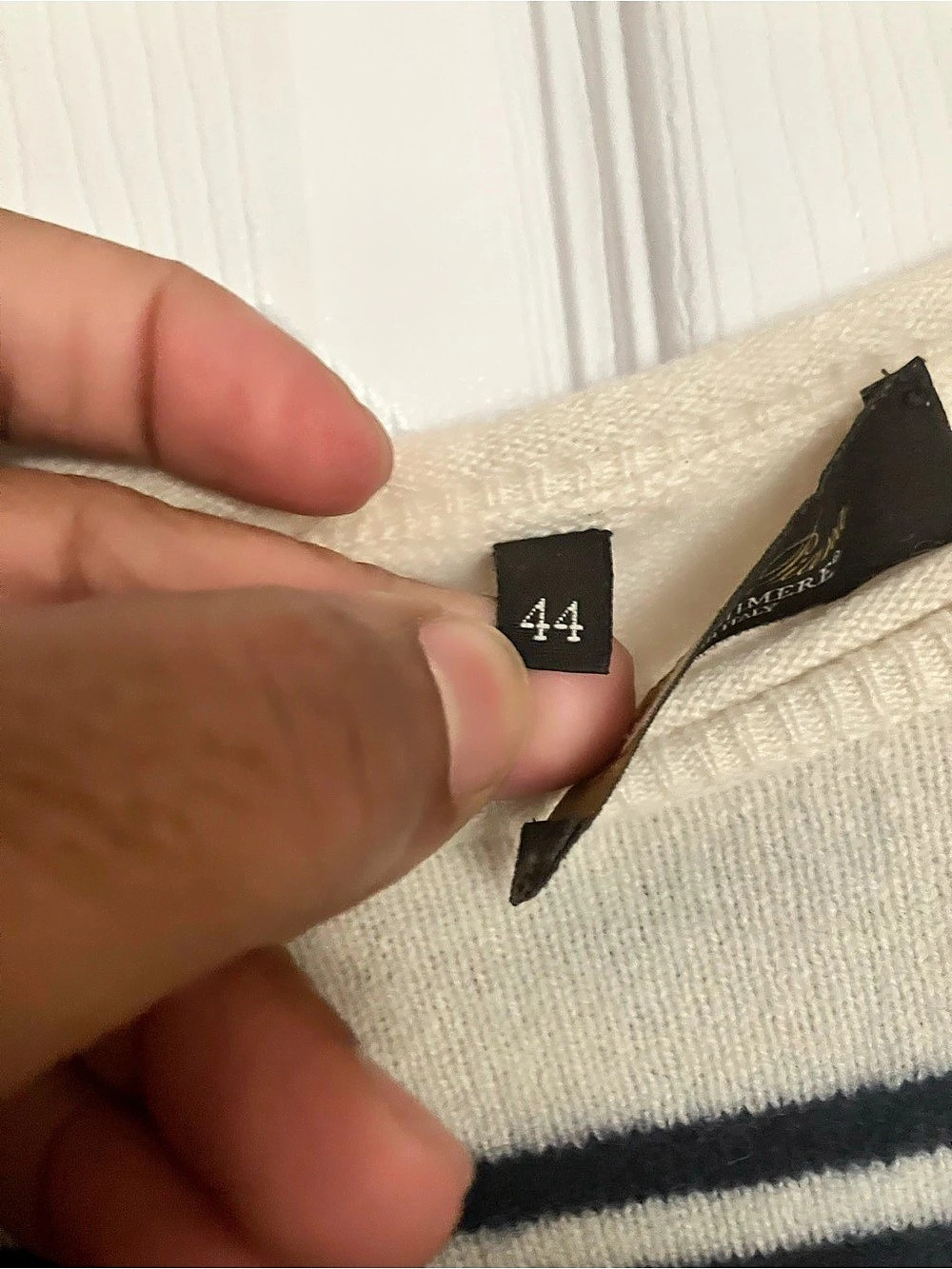 Loro Piana Striped Cashmere Sweater Size Italian 44 US XS - Picture 4 of 4